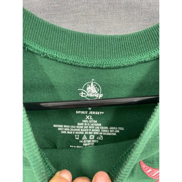 2020 Disneyland Resort Holiday Green Plaid Candy Cane Christmas Spirit XL Jersey - Picture 3 of 5